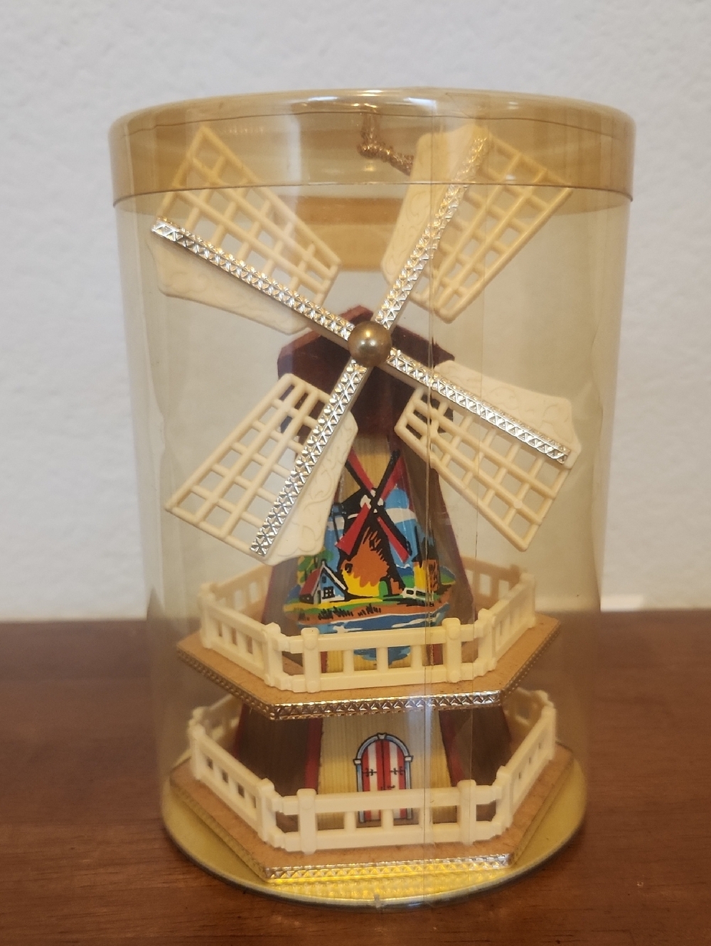 Vintage 1993 German Wooden Windmill Unopened